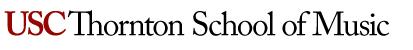 南加州大學(xué)桑頓音樂(lè)學(xué)院Thornton School of Music USC